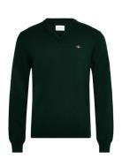 Ctn/Wo V-Neck Green GANT