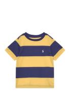 Striped Cotton Jersey Tee Yellow Ralph Lauren Kids