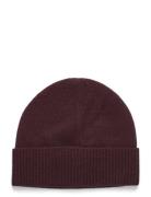 Rwlaica Cashmere Beanie Burgundy Rosemunde