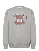 Wwnoel Bear Sweatshirt Grey WOOD WOOD