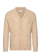 Lambswool Button Cardigan Beige Lindbergh