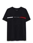 Hilfiger Chest Insert Tee Black Tommy Hilfiger