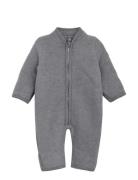 Pram Suit Wool Fleece Grey Huttelihut
