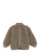 Jacket Wool Teddy W. Lining Beige Huttelihut