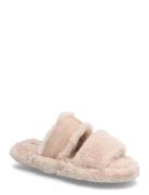 Hilfiger Fur Slipper Cream Tommy Hilfiger