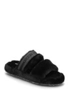 Hilfiger Fur Slipper Black Tommy Hilfiger