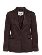 Onlylva Life L/S Faux Suede Blazer Tlr Brown ONLY