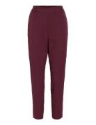 Vivar Hw Slim Pant - Noos Burgundy Vila