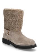 Eleri_Bootie_Frsdbk Beige BOSS