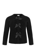 Kcmaia Knit Cardigan Black Kaffe Curve