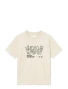 Wwoliver Tee Ropelab 25220 Cream WOOD WOOD