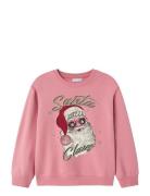 Nkfrasab Ls Nreg Sweat Bru Box Pink Name It