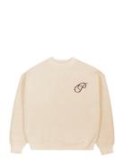 Initial Knit Sweater Cream Prohibited