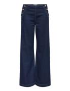 Onlmadeline Button Hw Wide Dnm Gua Navy ONLY