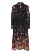Yasromantica Ls Long Dress - Show Black YAS