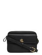 Leather Medium Marcy Camera Bag Black Lauren Ralph Lauren