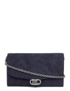 Suede Medium Adair Crossbody Navy Lauren Ralph Lauren
