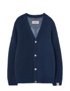 Navy Racoon Cardigan Navy THE ANIMALS OBSERVATORY