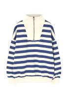 Stripes Navy Blowfly Sweatshirt Navy THE ANIMALS OBSERVATORY