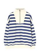 Stripes Navy Blowfly Sweatshirt Navy THE ANIMALS OBSERVATORY