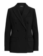 St Lt Wt Wool Crp-Jacket Black Lauren Ralph Lauren