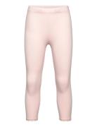 Capri Leggings With Lace Pink Lindex