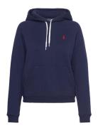 Shrunken Fit Fleece Hoodie Navy Polo Ralph Lauren