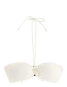Bra Bandeau Brie Crepe White Lindex