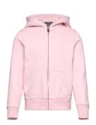 Cotton-Blend-Fleece Full-Zip Hoodie Pink Ralph Lauren Kids
