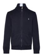 Cotton Full-Zip Sweater Navy Ralph Lauren Kids