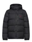 Ripstop Down Hooded Jacket Black Ralph Lauren Kids