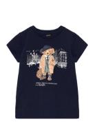Polo Bear Cotton Jersey Tee Navy Ralph Lauren Kids