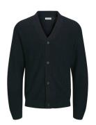 Jjconnor Knit V-Neck Cardigan Navy Jack & J S