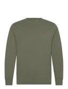 Cotton Jersey Long-Sleeve Tee Khaki Ralph Lauren Kids