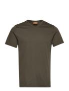 Perry Crunch V-Ss Tee Khaki Mos Mosh Gallery