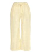Trousers Pyjama Seersucker Yellow Lindex