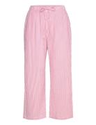 Pyjamasbyxor I Bäckebölja Pink Lindex