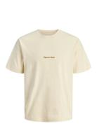 Jornorrebro Emb Tee Ss Crew Neck Noos Cream Jack & J S