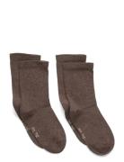 Perfect Basic Socks Brown Minymo