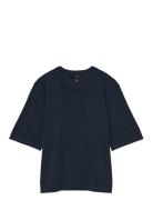 Vmsilje 2/4 O-Nck Over Pull Ga Noos Navy Vero Moda