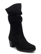 Mid Boot Black Gabor