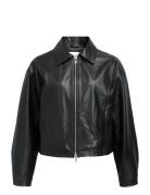 Objmira Re Leather Jacket E Au25 Black Object