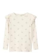 Nmfgavo Eko Ls Slim Top Lil Noos White Lil'Atelier
