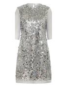 Davinaiw Short Dress Silver InWear