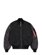 Ma-1 Camo Back Embroidery Black Alpha Industries