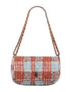 Beau Checked Hollis Bag Orange Becksöndergaard