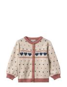 Kino Ls Multi Cardigan Beige Fliink