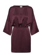 Dante6-Maven Kimono Sleeve Dress Burgundy Dante6