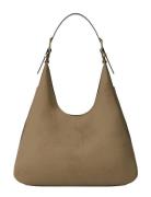 Lg Hobo Shldr Beige Michael Kors