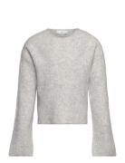 Knitted Ribbed Sweater Grey Mango